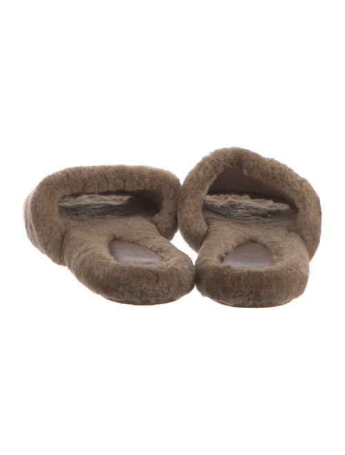 Porte & Paire Shearling Slides