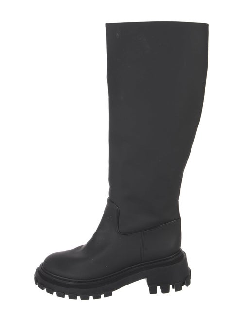 Porte & Paire Leather Rain Boots