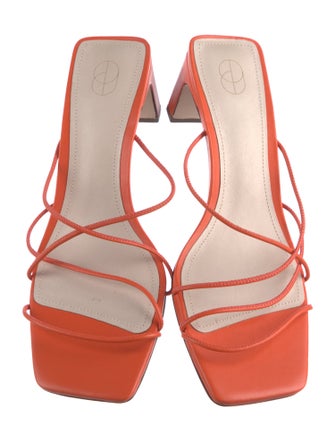 Porte & Paire Leather Slides