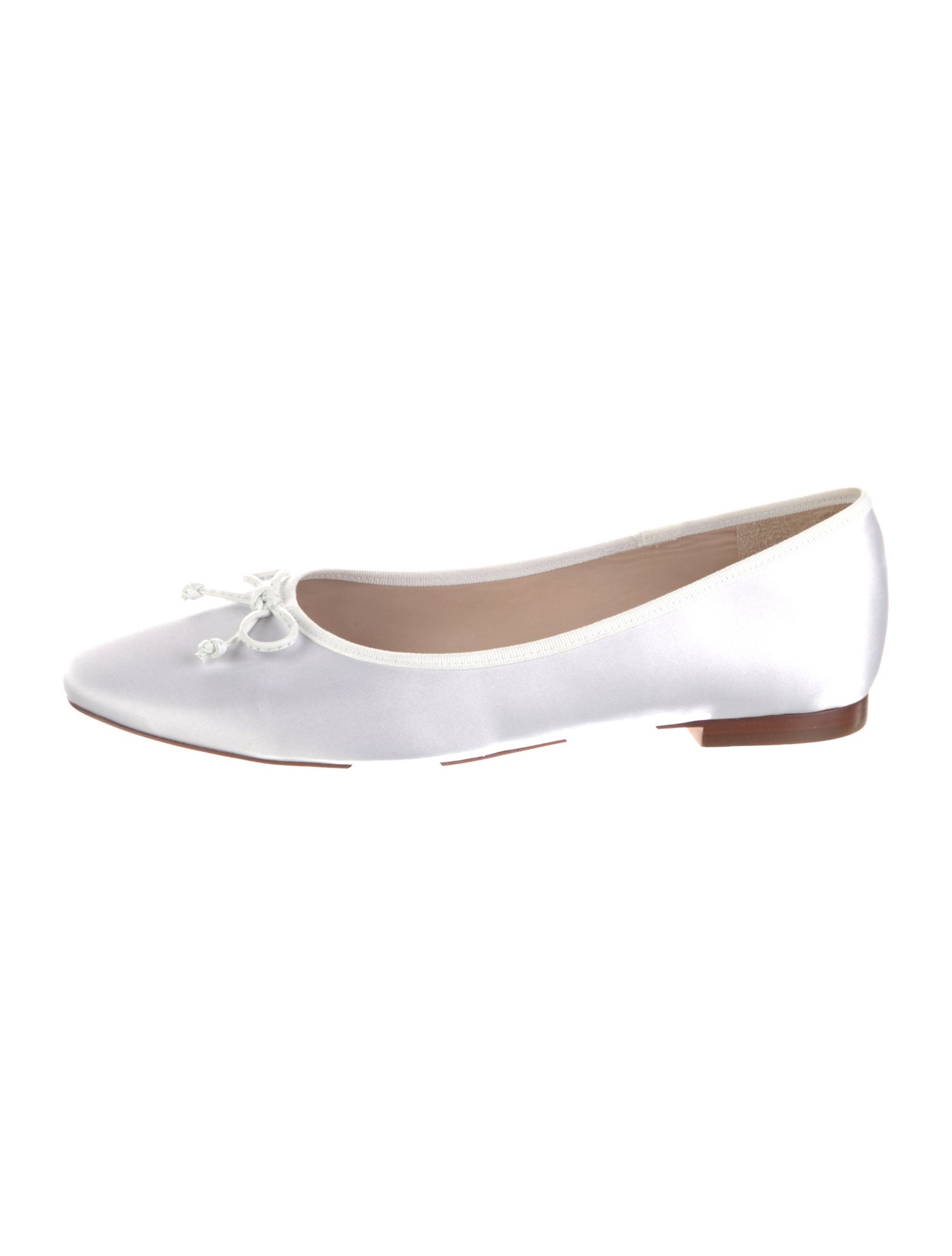 Porte & Paire Satin Ballet Flats