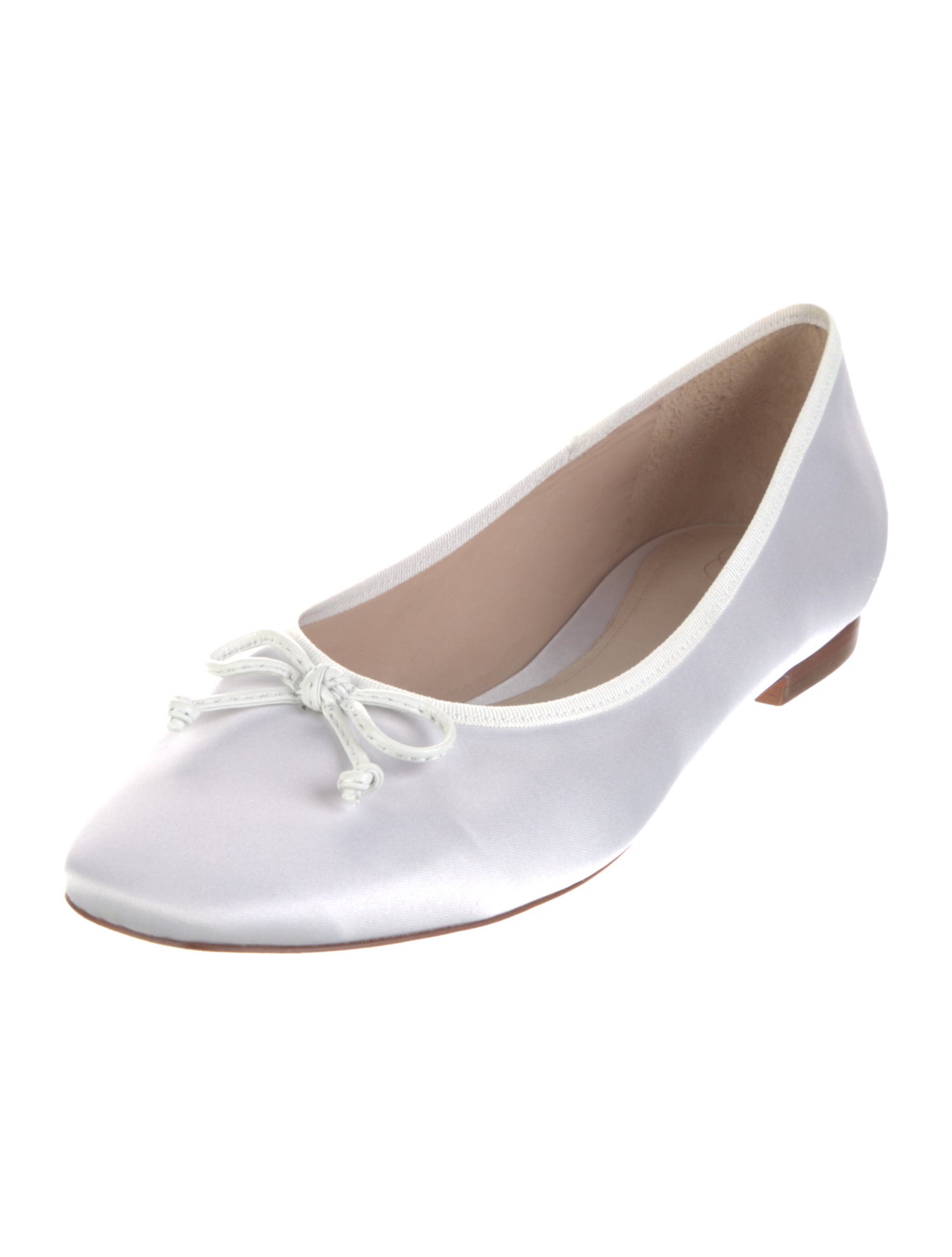Porte & Paire Satin Ballet Flats