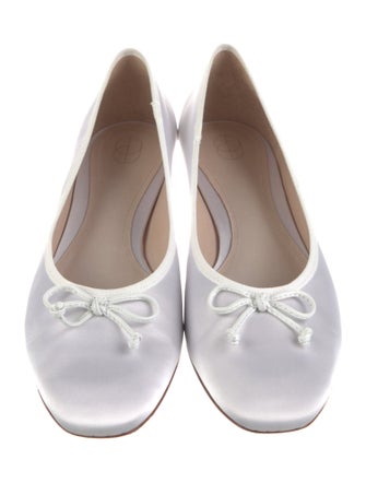 Porte & Paire Satin Ballet Flats