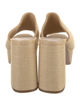 Porte & Paire Raffia Slides