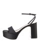 Porte & Paire Satin Sandals