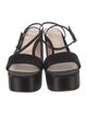 Porte & Paire Satin Sandals