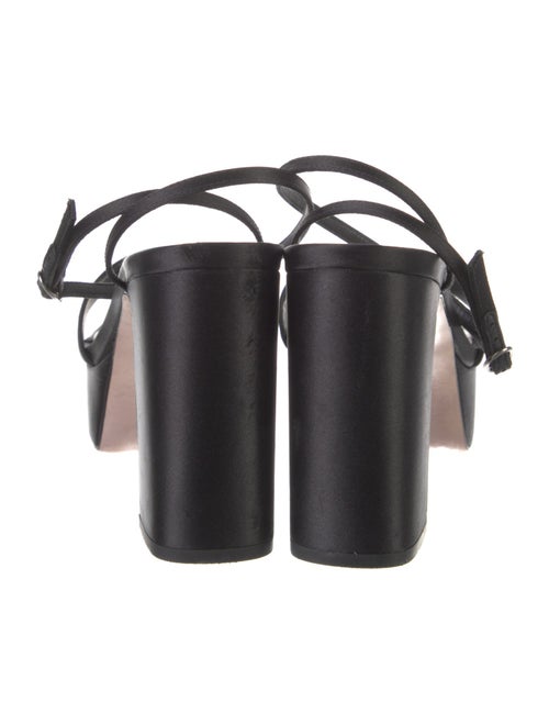 Porte & Paire Satin Sandals