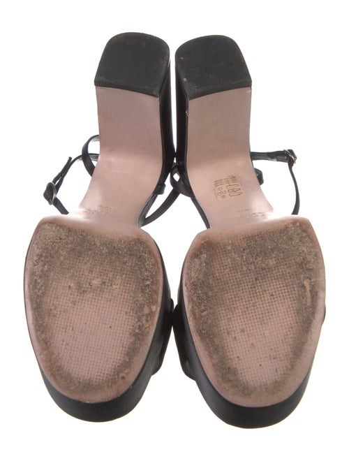 Porte & Paire Satin Sandals