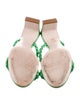 Porte & Paire Leather Braided Accents Slides