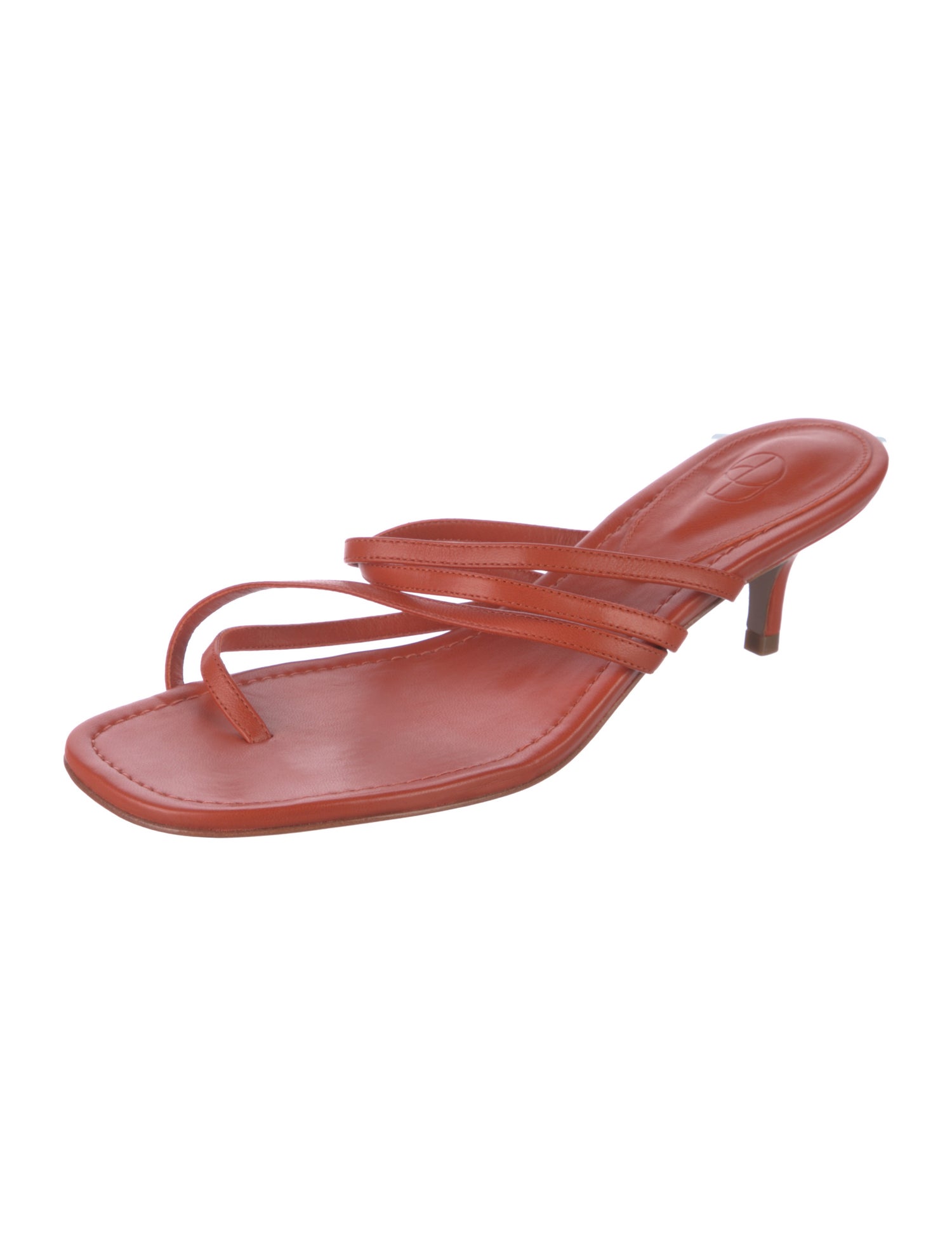 Porte & Paire Leather Slides