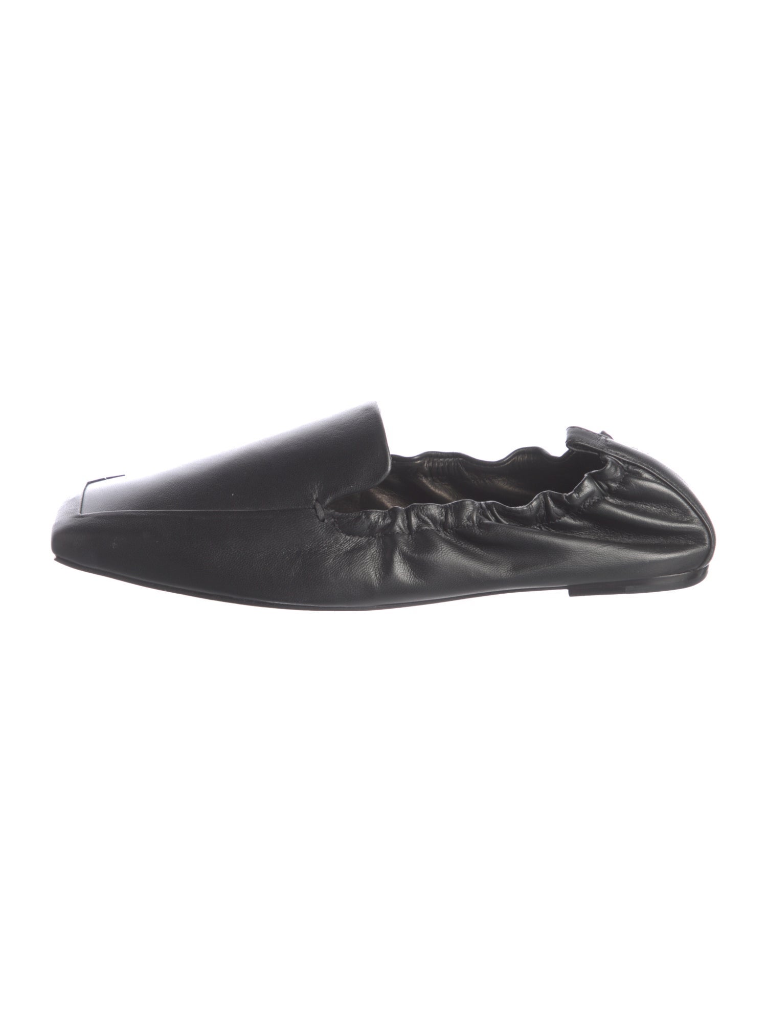 Porte & Paire Leather Ballet Flats