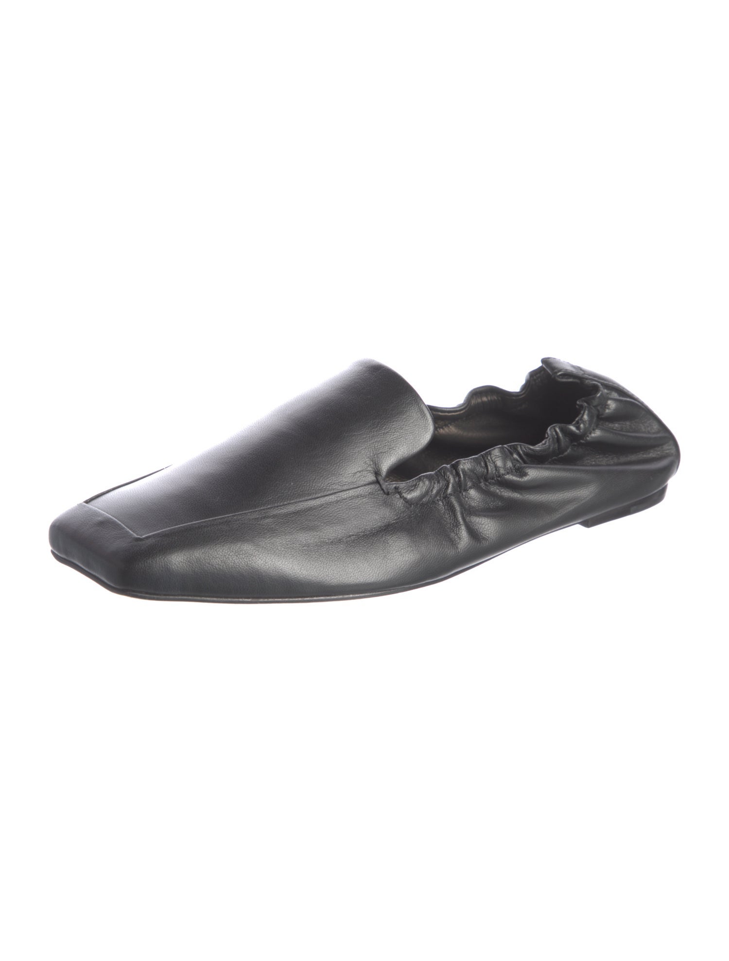 Porte & Paire Leather Ballet Flats