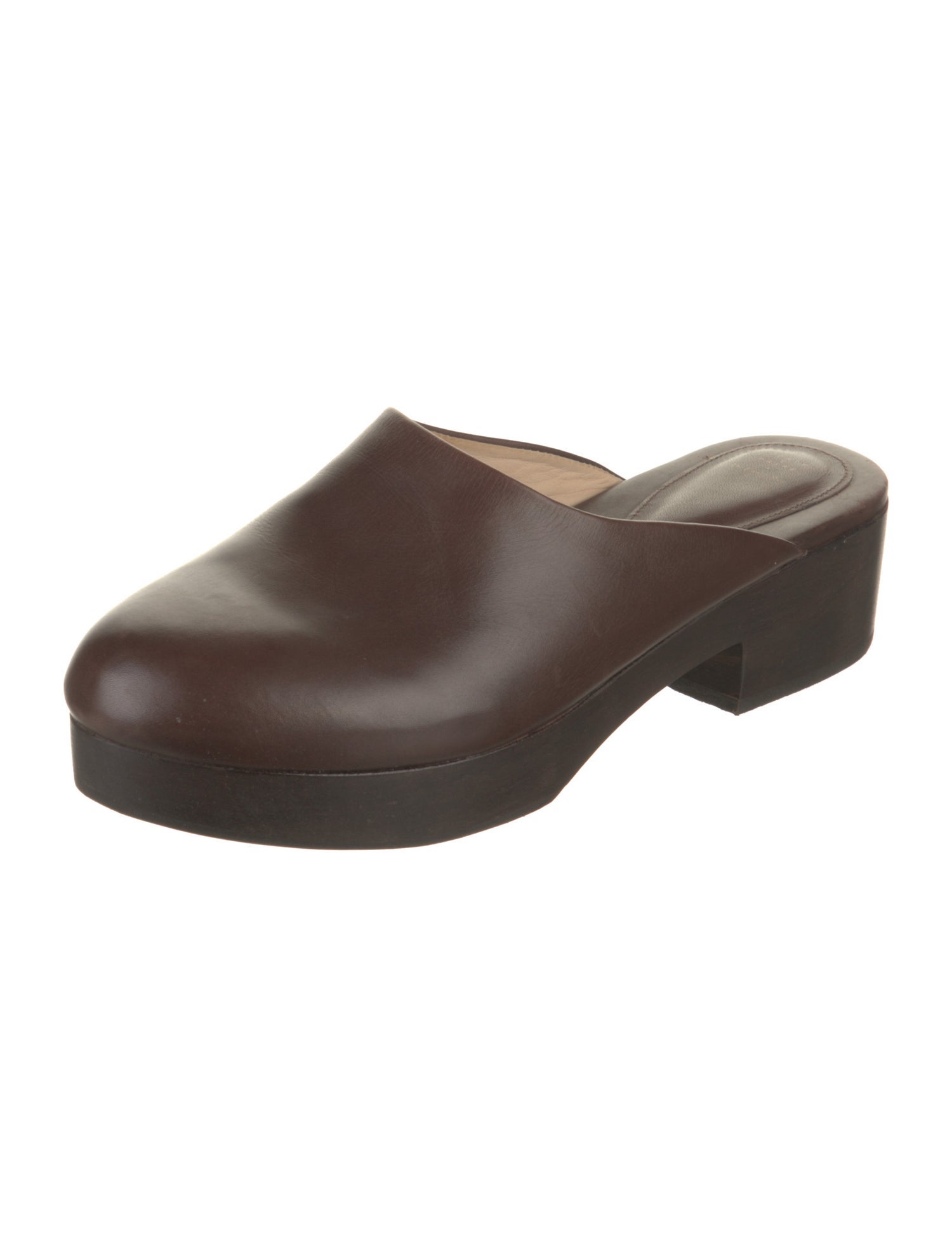 Porte & Paire Leather Mules