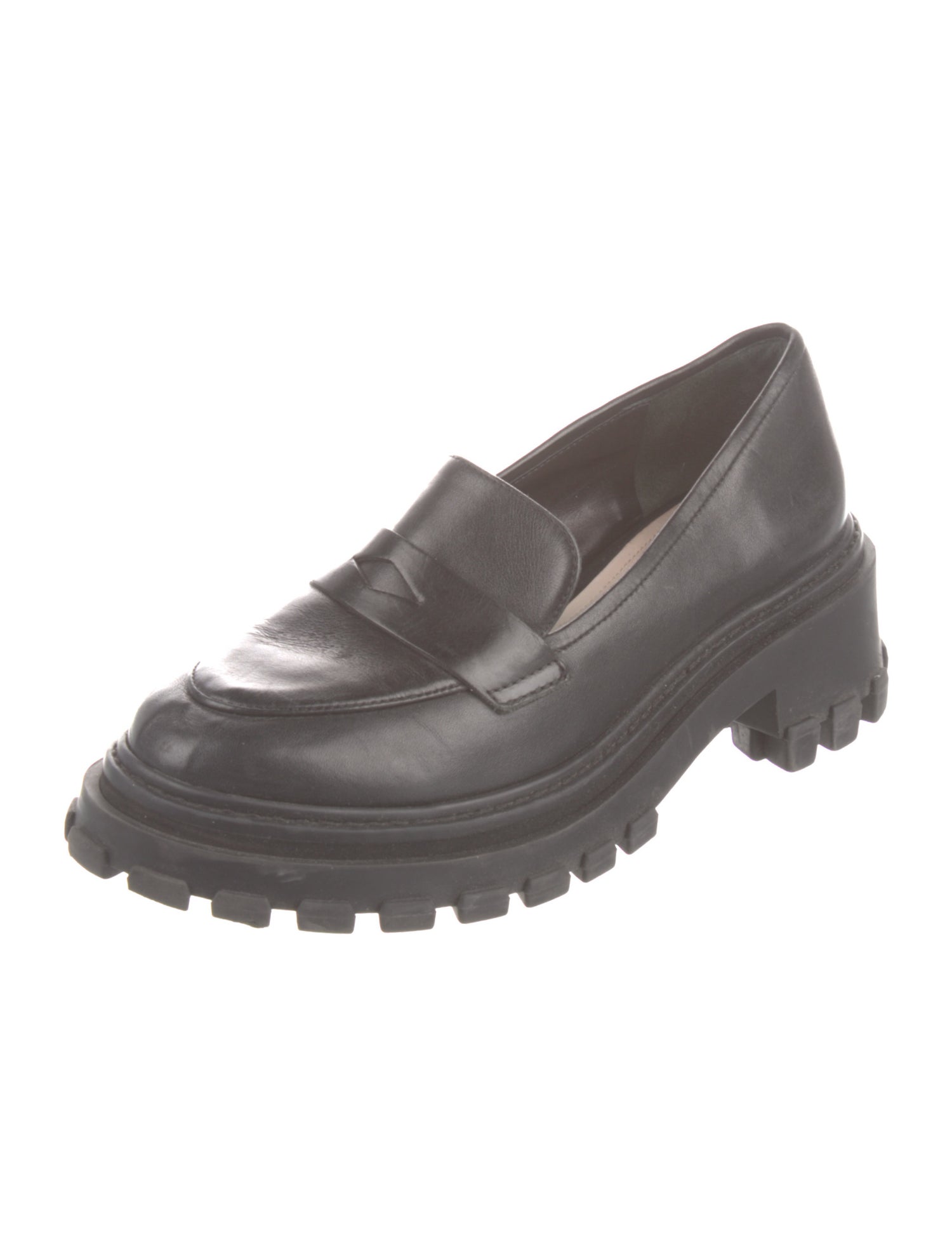 Porte & Paire Leather Loafers