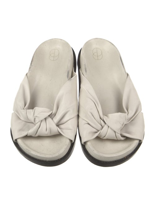 Porte & Paire Leather Slides