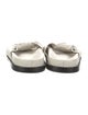 Porte & Paire Leather Slides