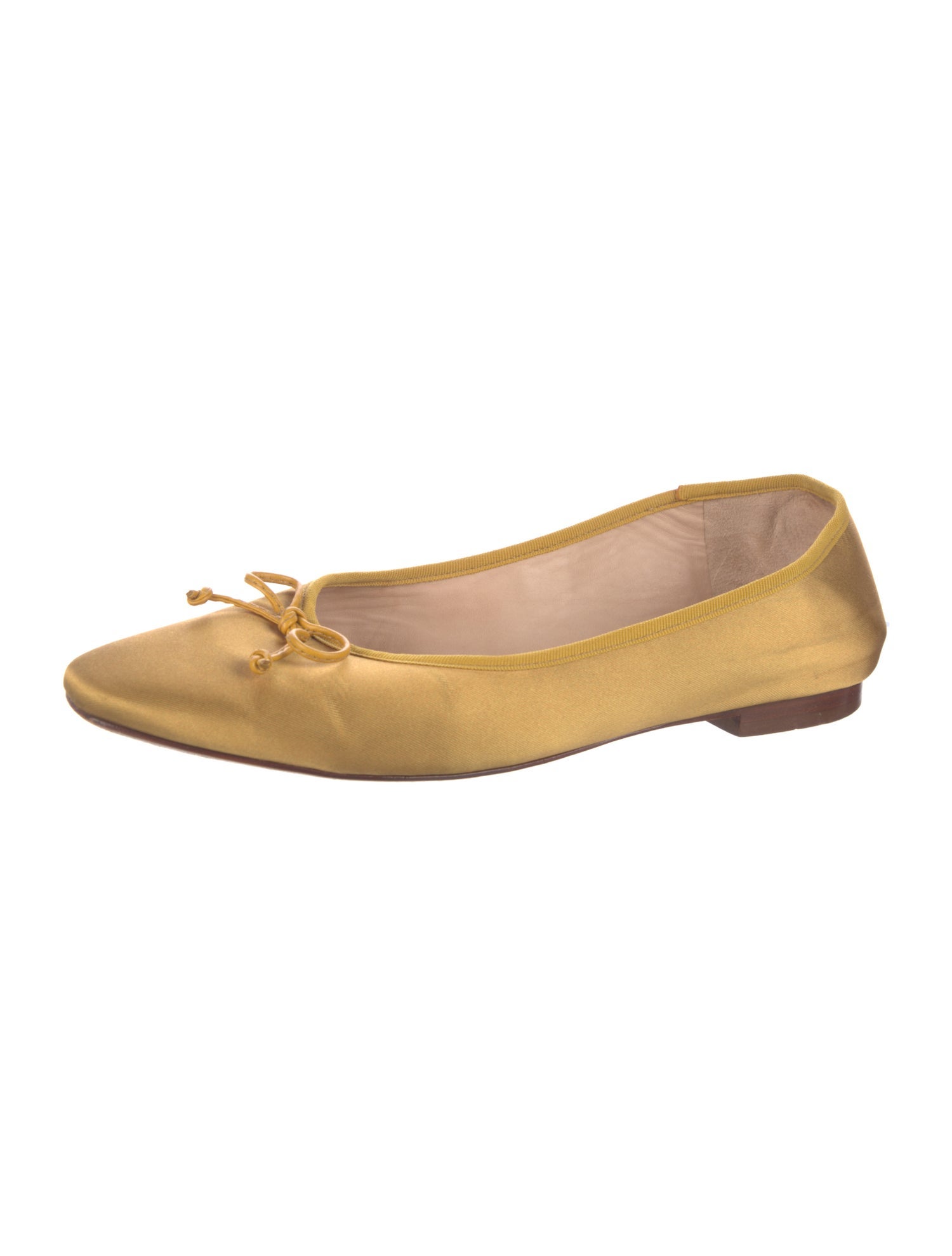 Porte & Paire Satin Ballet Flats