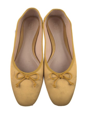 Porte & Paire Satin Ballet Flats