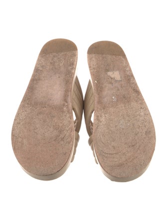 Porte & Paire Leather Slides