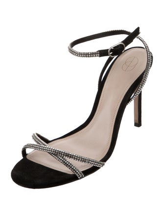 Porte & Paire Suede Sandals