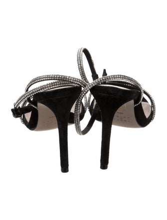 Porte & Paire Suede Sandals