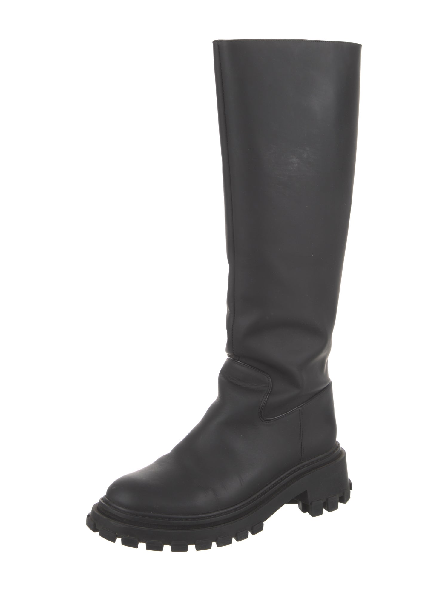 Porte & Paire Leather Rain Boots