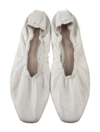 Porte & Paire Leather Ballet Flats