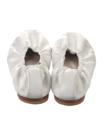 Porte & Paire Leather Ballet Flats