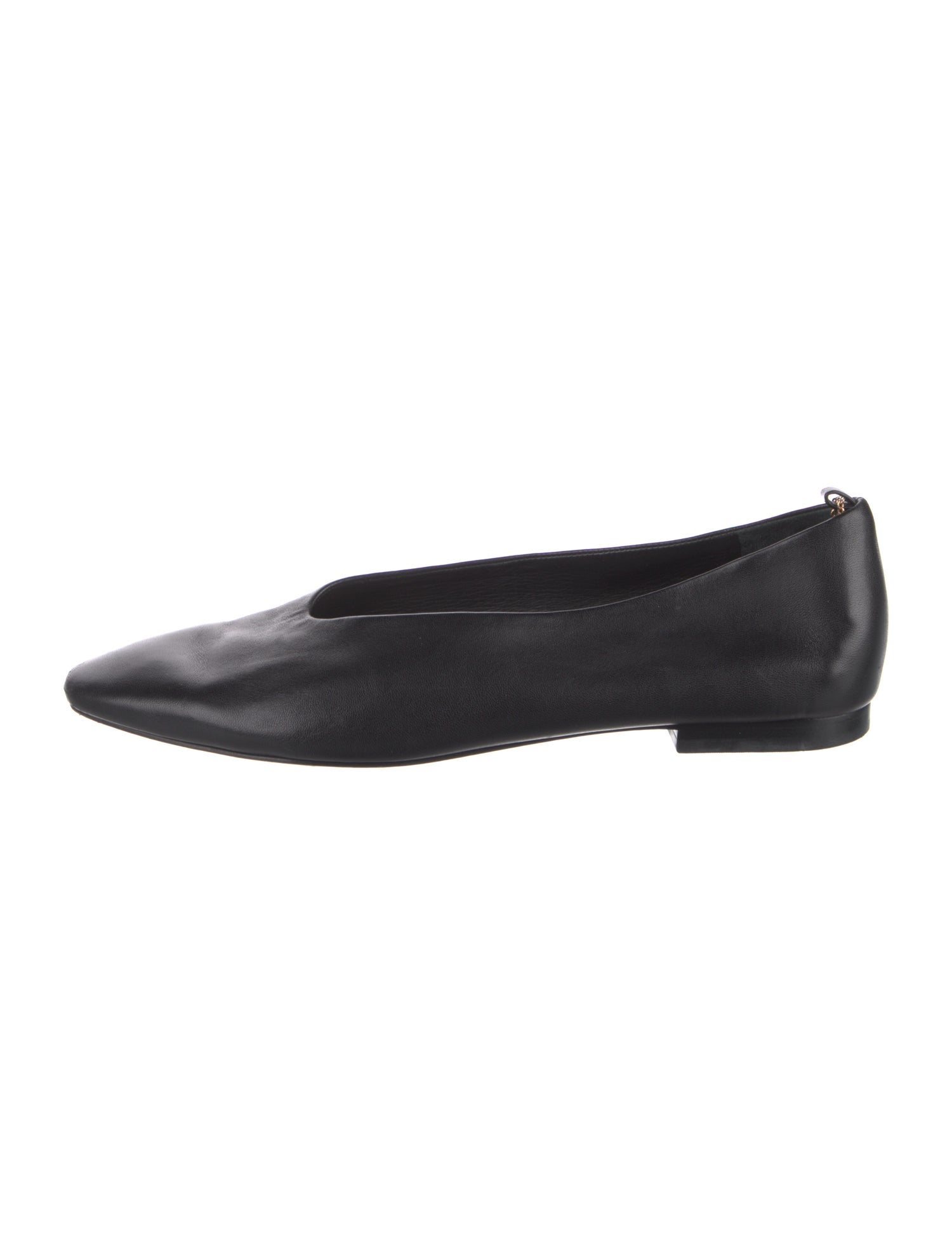 Porte & Paire Leather Ballet Flats