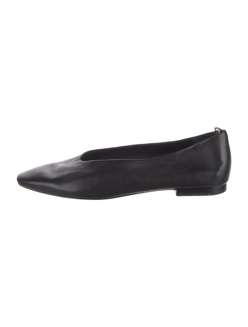 Porte & Paire Leather Ballet Flats
