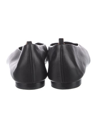 Porte & Paire Leather Ballet Flats