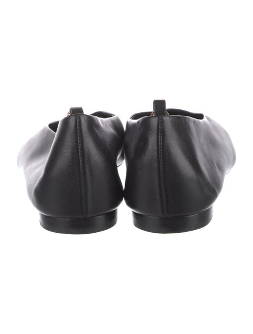 Porte & Paire Leather Ballet Flats