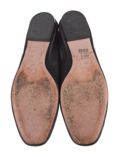 Porte & Paire Leather Ballet Flats