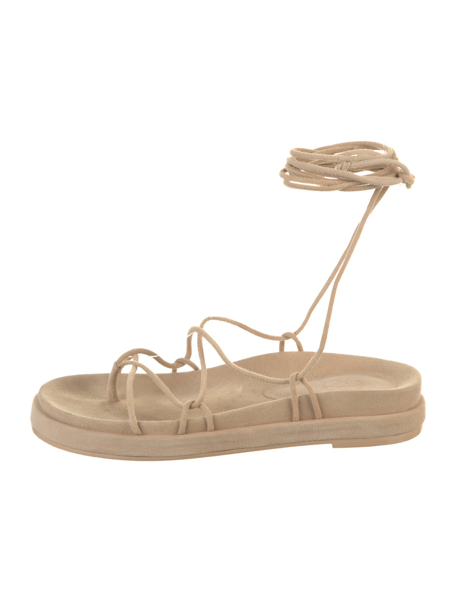 Porte & Paire Suede Gladiator Sandals