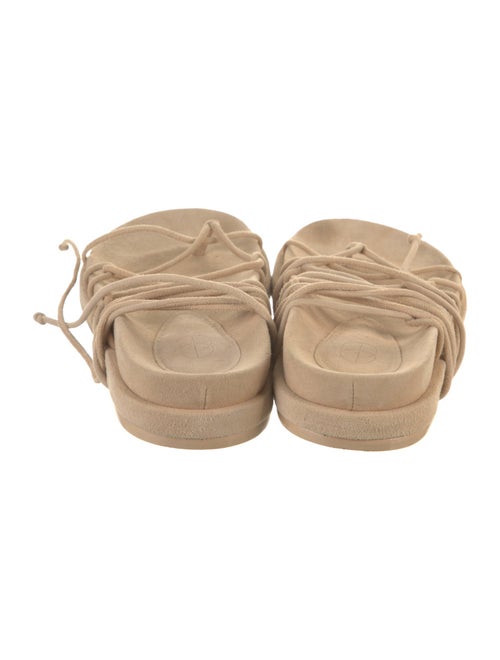 Porte & Paire Suede Gladiator Sandals