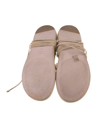 Porte & Paire Suede Gladiator Sandals