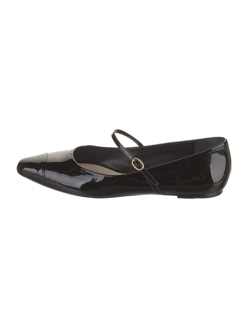 Porte & Paire Patent Leather Mary Jane Flats