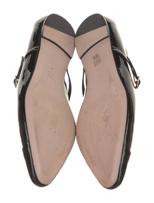 Porte & Paire Patent Leather Mary Jane Flats