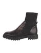 Porte & Paire Leather Sock Boots
