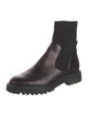 Porte & Paire Leather Sock Boots