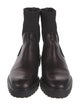 Porte & Paire Leather Sock Boots