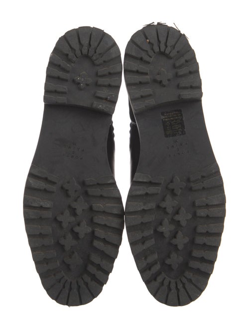 Porte & Paire Leather Sock Boots