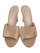 Porte & Paire Leather Slides