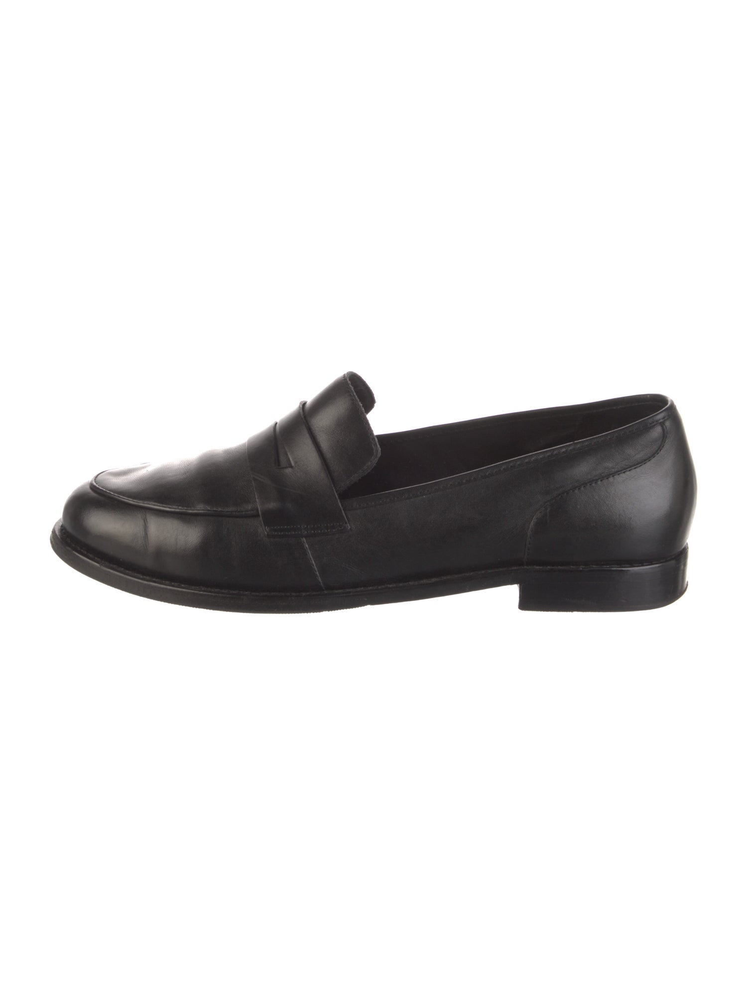 Porte & Paire Leather Loafers