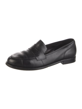 Porte & Paire Leather Loafers