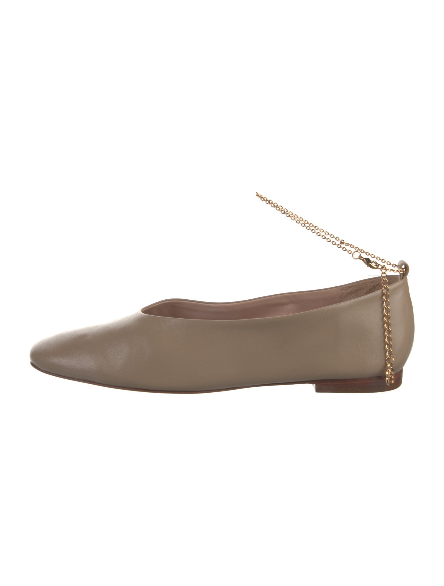 Porte & Paire Leather Ballet Flats w/ Tags