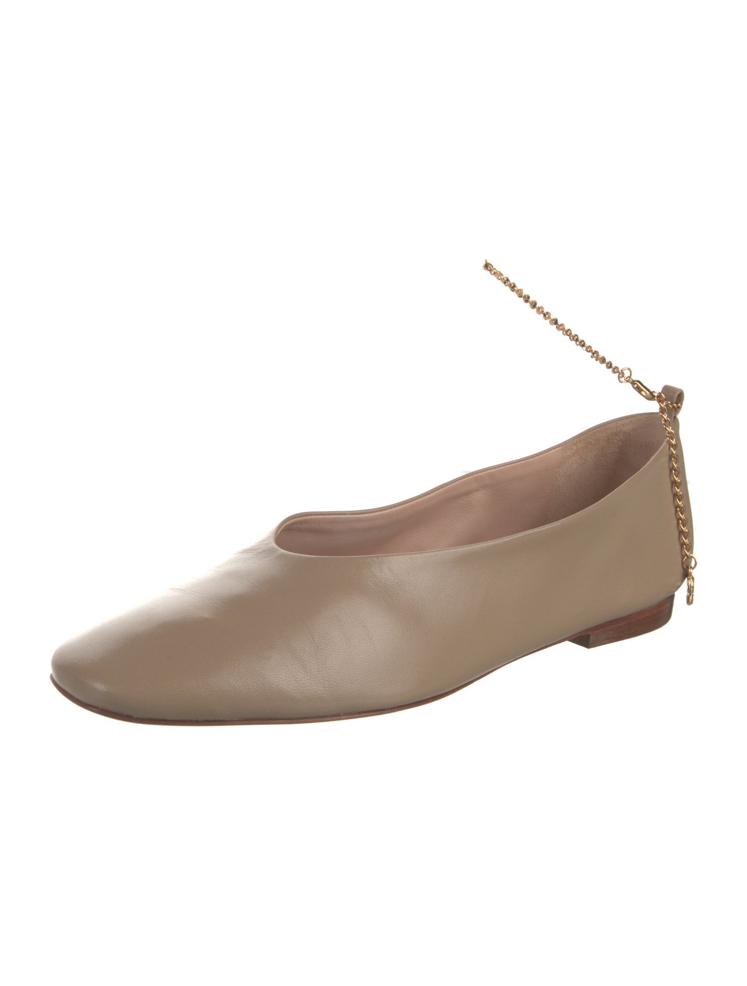 Porte & Paire Leather Ballet Flats w/ Tags