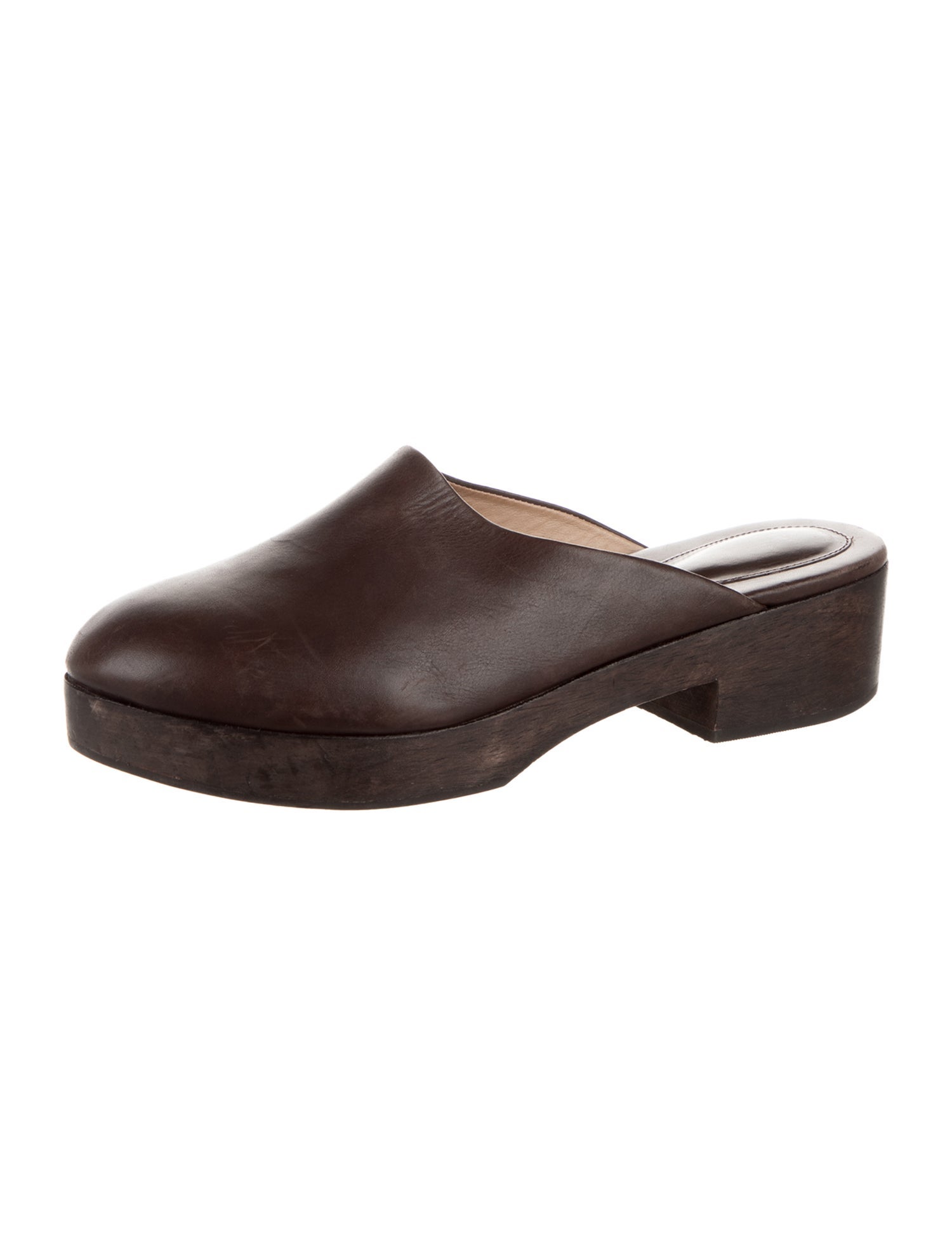 Porte & Paire Leather Mules