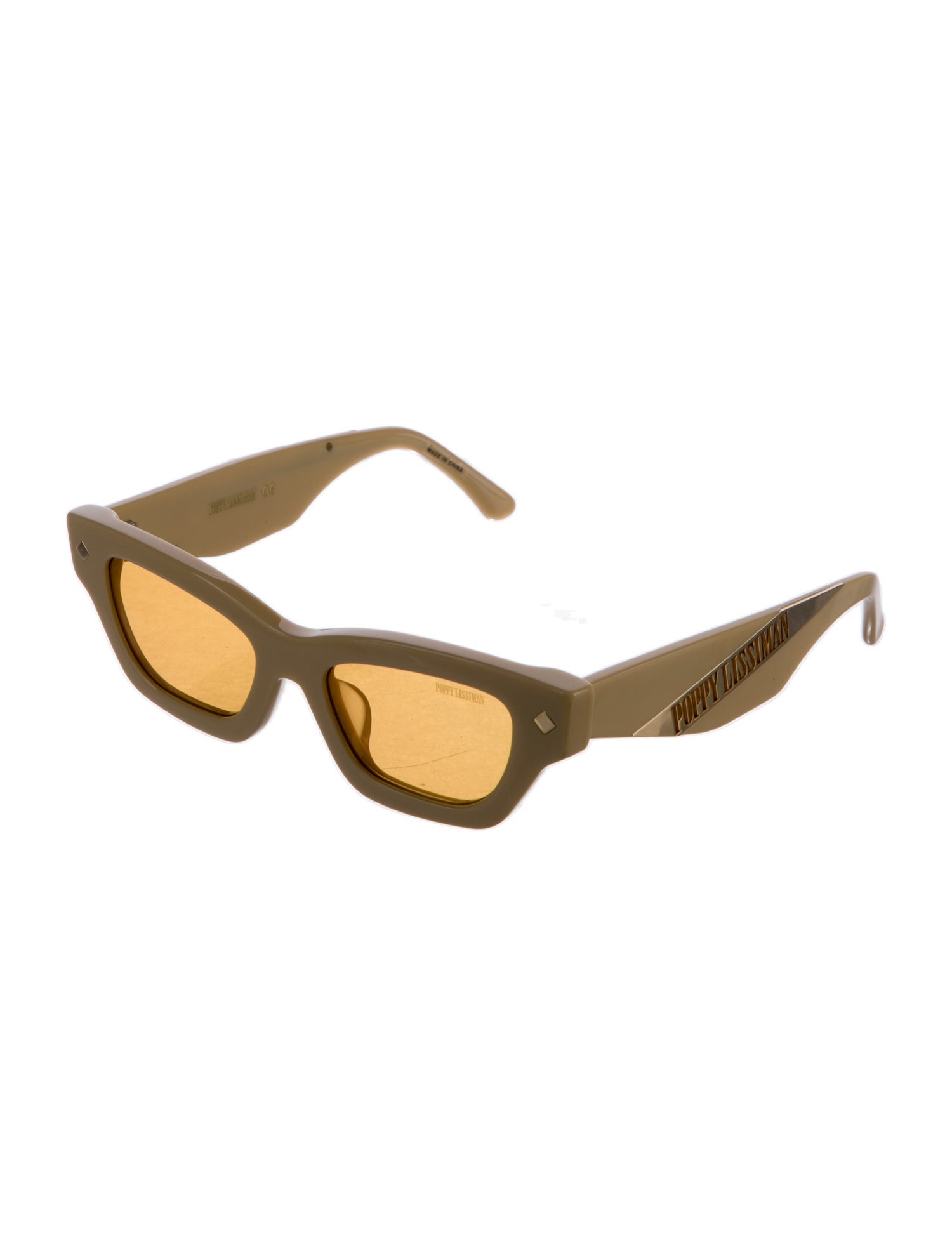 Poppy Lissiman Wayfarer Tinted Sunglasses