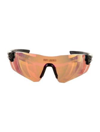 Poppy Lissiman Shield Mirrored Sunglasses