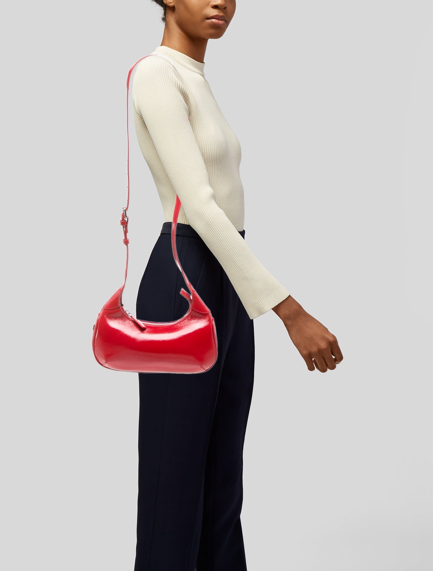 Poppy Lissiman Patent Leather Shoulder Bag